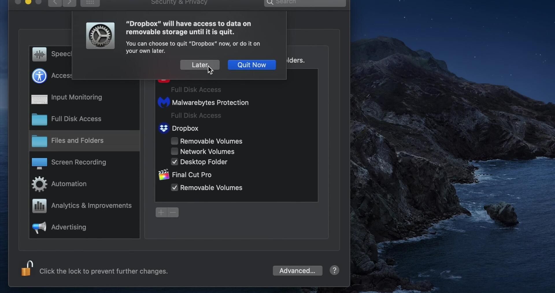 Control App File Access on macOS Catalina: A Simple Guide