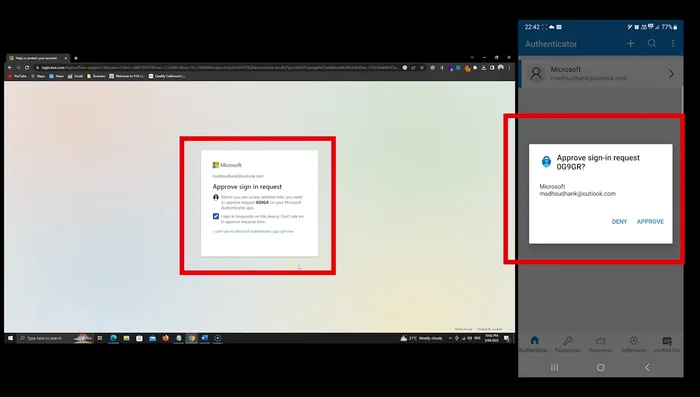 Save your backup codes in a safe place.