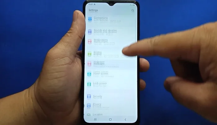 Scroll down and find "Security". Tap it.