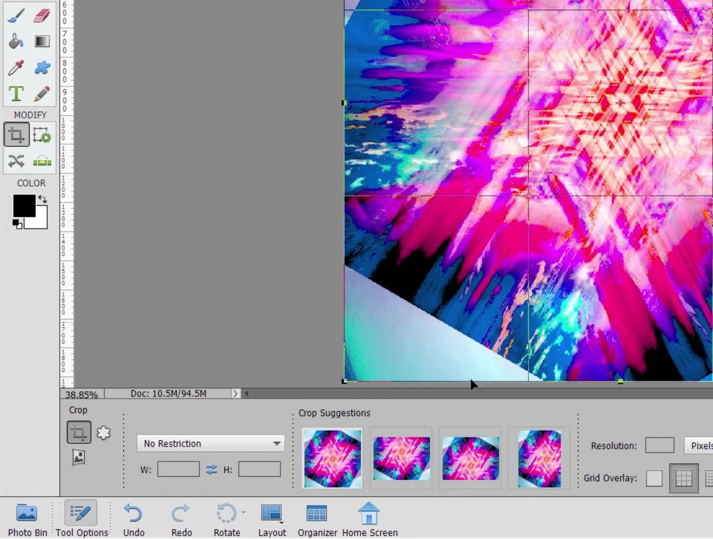 Create Stunning Kaleidoscope Effects in Photoshop Elements