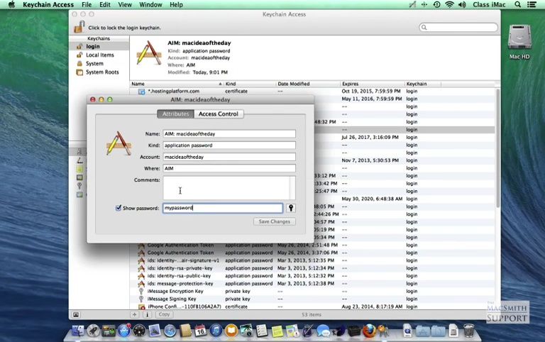 Recover Forgotten Passwords Using Keychain Access (Mac)