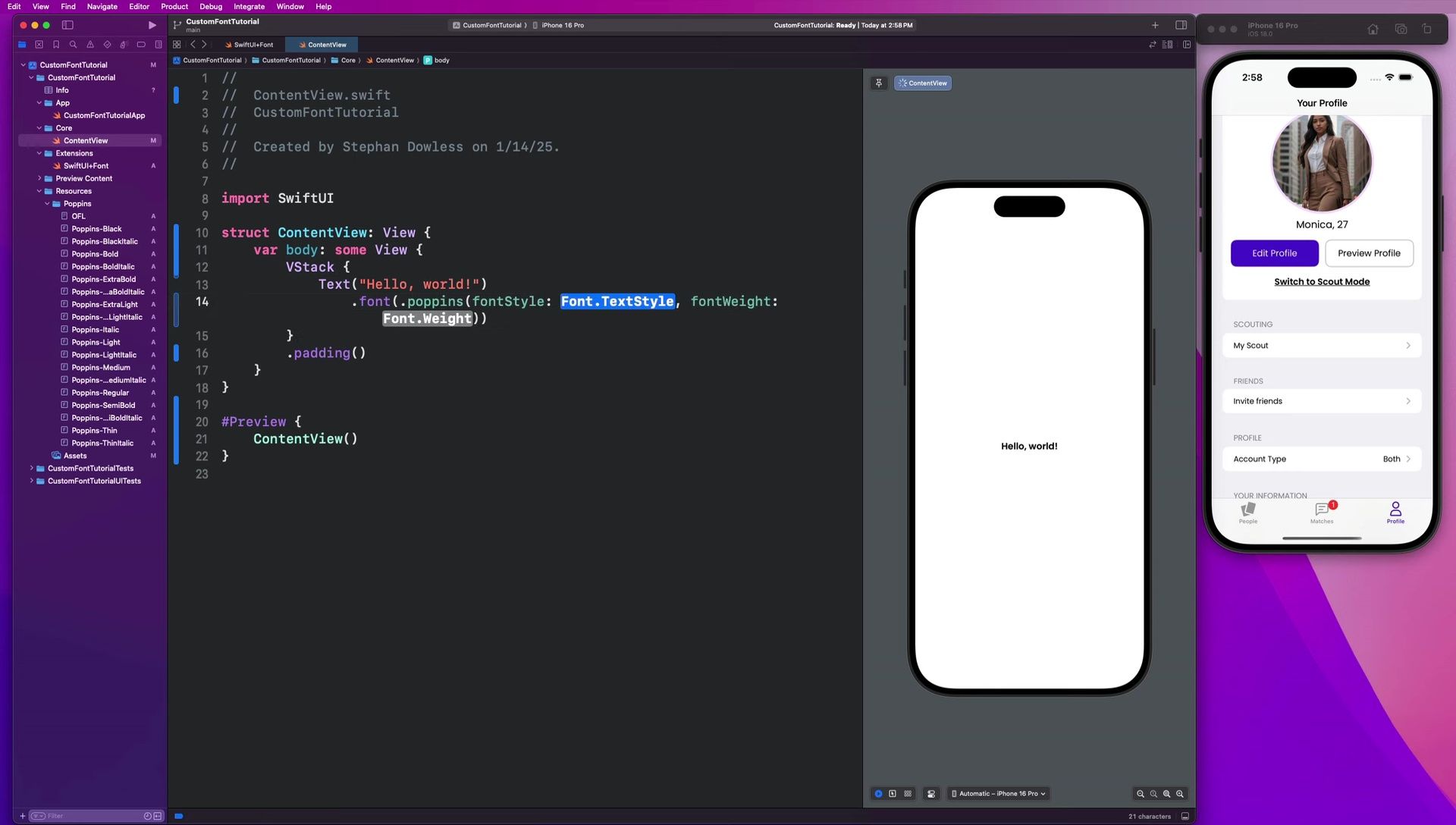 Add Custom Fonts to iOS Apps with SwiftUI: A Simple Guide