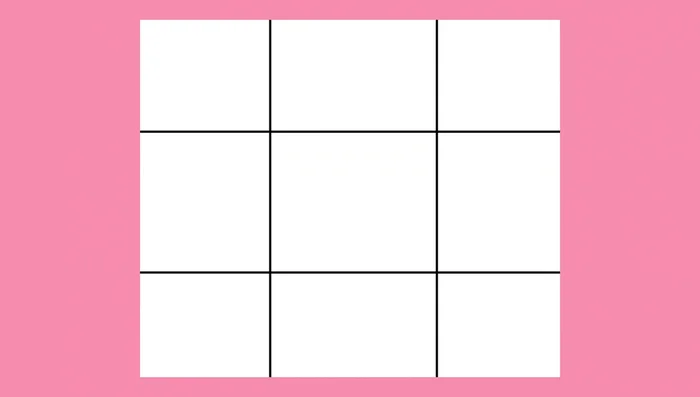 Rule of Thirds Grid: Divides the design into nine equal parts (two horizontal and two vertical lines) for natural, engaging element placement.