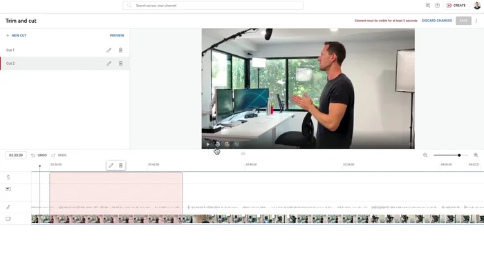 Preview your edits: Use the playback function and zoom controls to preview your edits before saving.