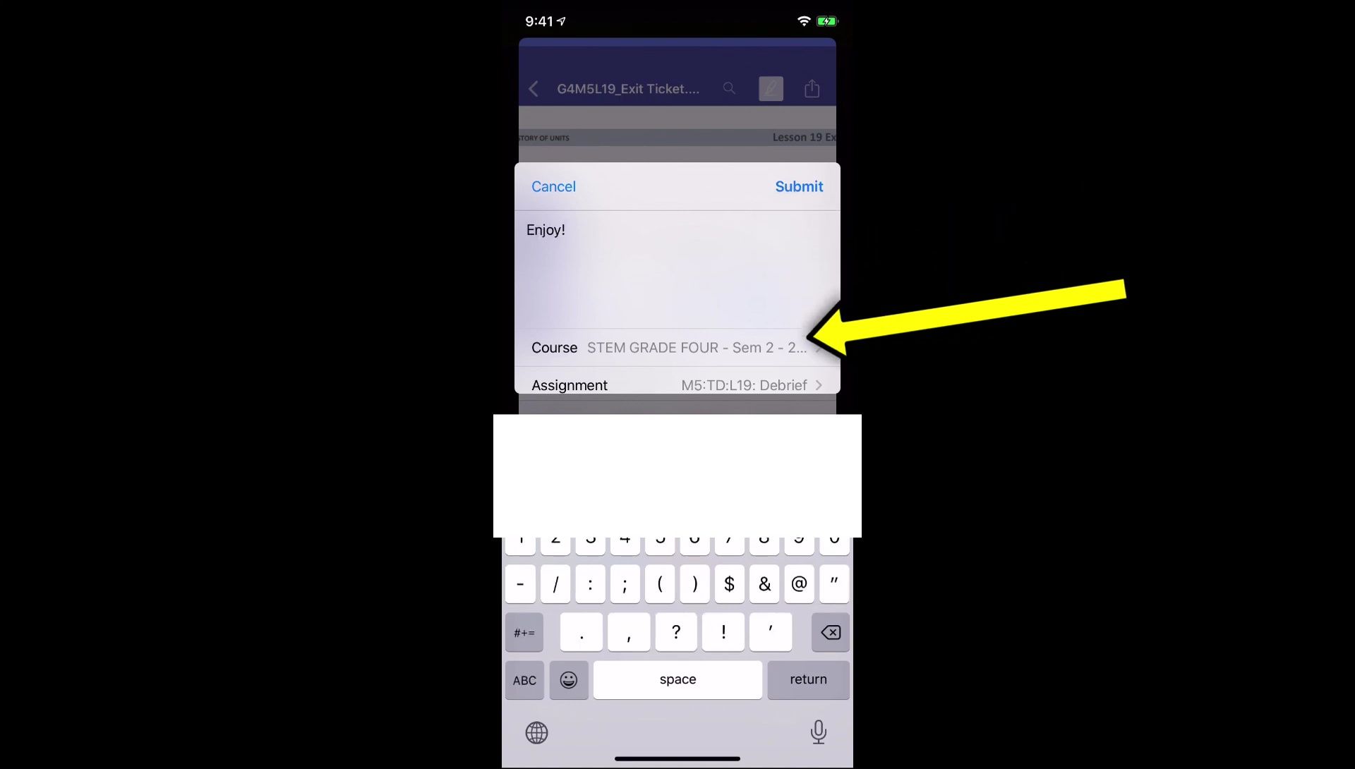Using the Canvas App for Seamless Assignment Submission: A No-Print Solution
