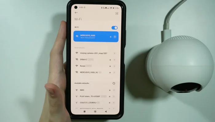 Open the Xiaomi Home app and attempt to connect to your home Wi-Fi network through the app.