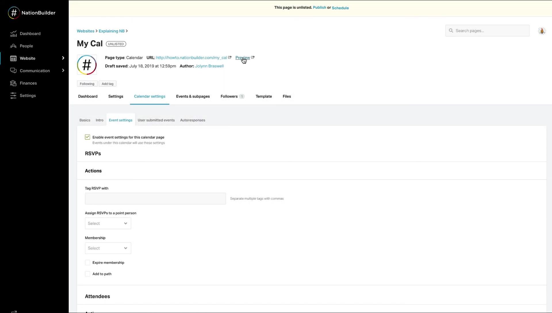 Creating and Configuring a Powerful Event Calendar on Your Website
