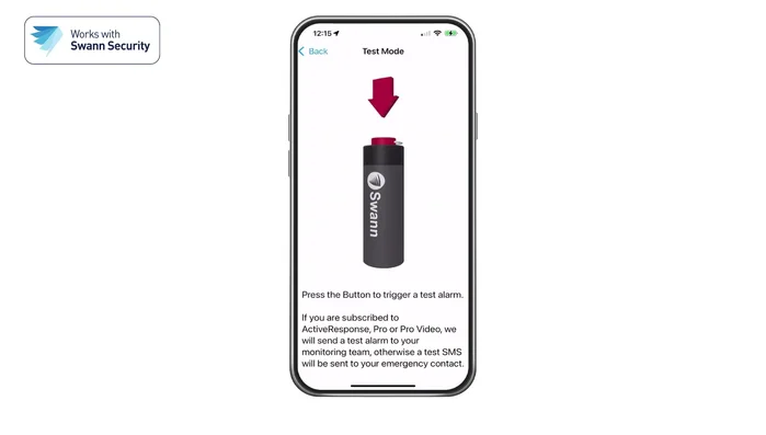 Perform a test by selecting 'Test Mode' and pressing the help button. This will send a test text with your location to your emergency contacts.