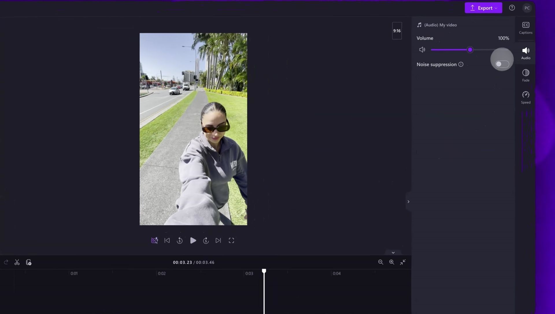 Remove Background Noise in Videos with Clipchamp's AI Noise Suppression