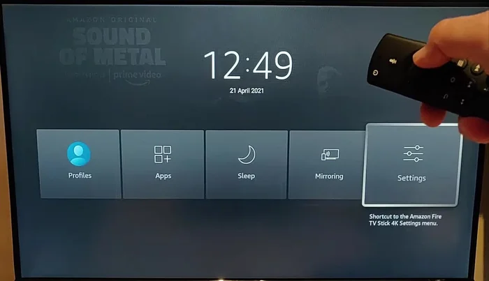 Press and hold the home button until the menu appears. Go to Settings -> Applications -> Manage Installed Applications.