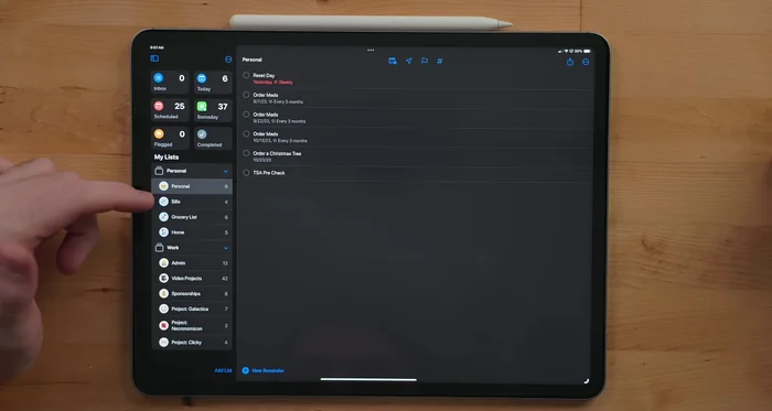 Create Lists and Group Tasks: Organize tasks into lists (e.g., bills, grocery shopping) and color-code them for easy visual identification. Group lists for better organization (personal vs. work).
