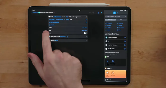 Integrate with Shortcuts: Use shortcuts to manage, filter, and display your reminders efficiently.