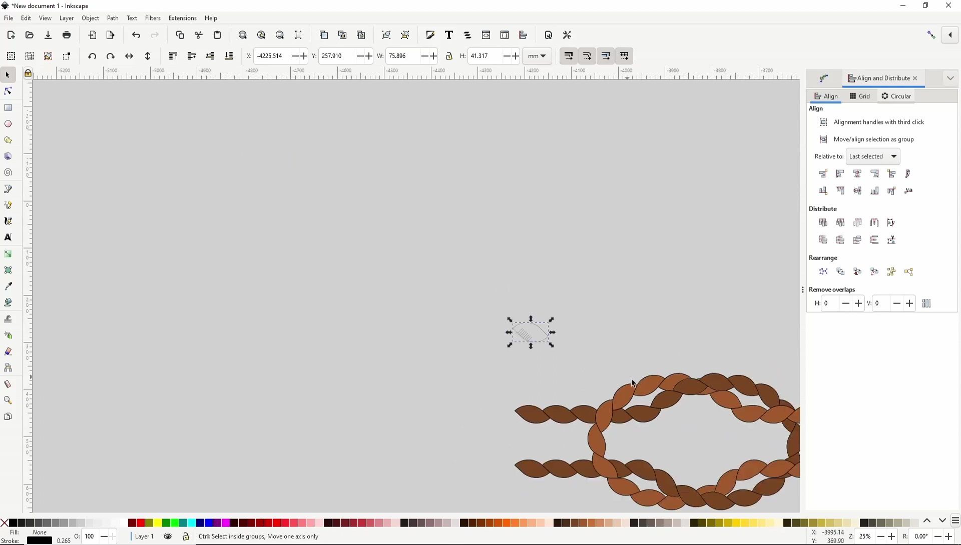Mastering Inkscape Path Editing: A Square Knot Tutorial
