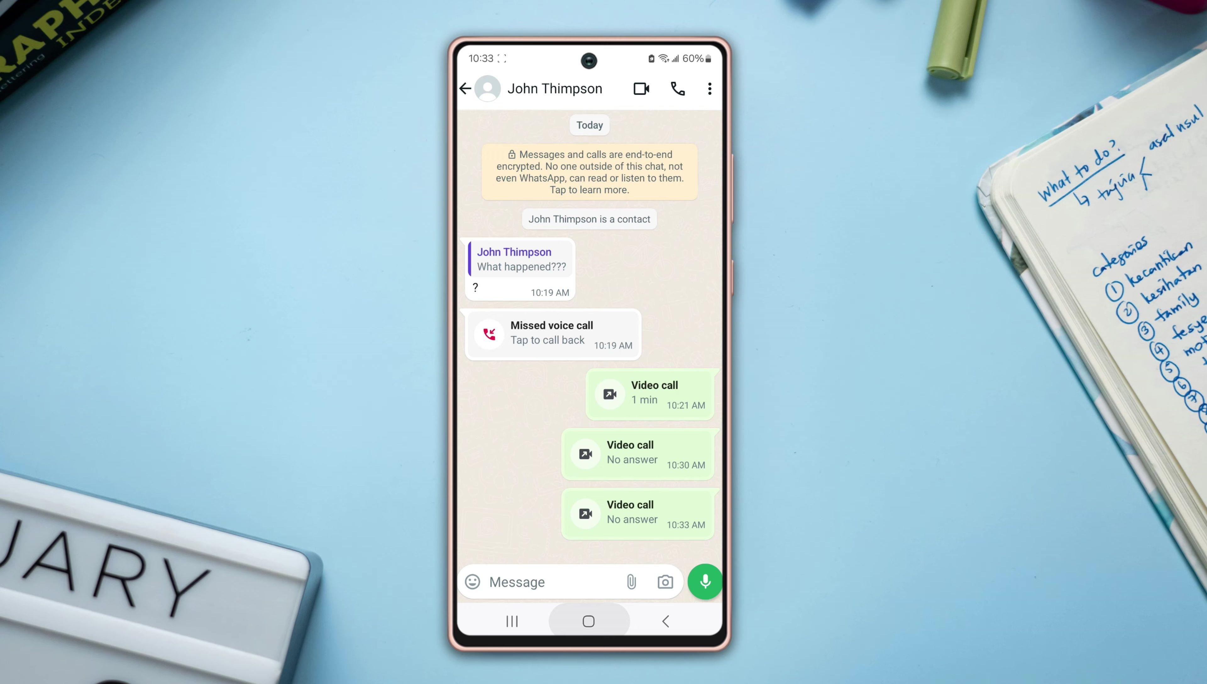 Hide Messy Backgrounds on WhatsApp Video Calls (Samsung)