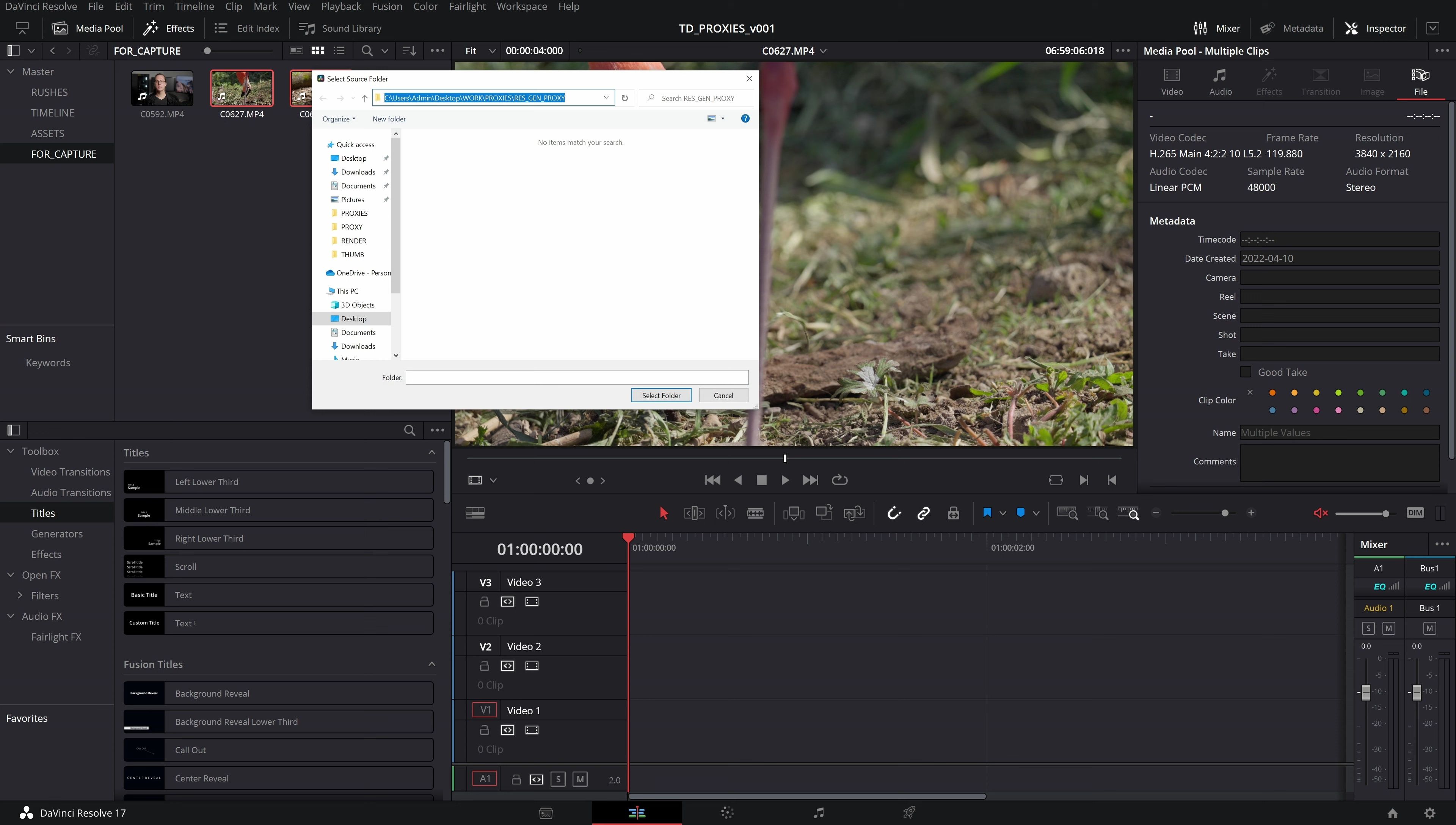 Resolve Playback Issues: Mastering Proxies in DaVinci Resolve for High-Efficiency Codecs