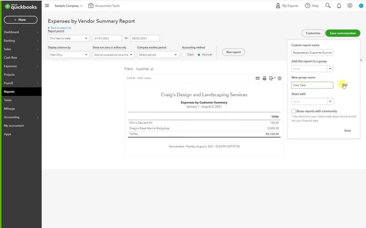 Generate QuickBooks Expense Reports by Customer: The Easiest Method