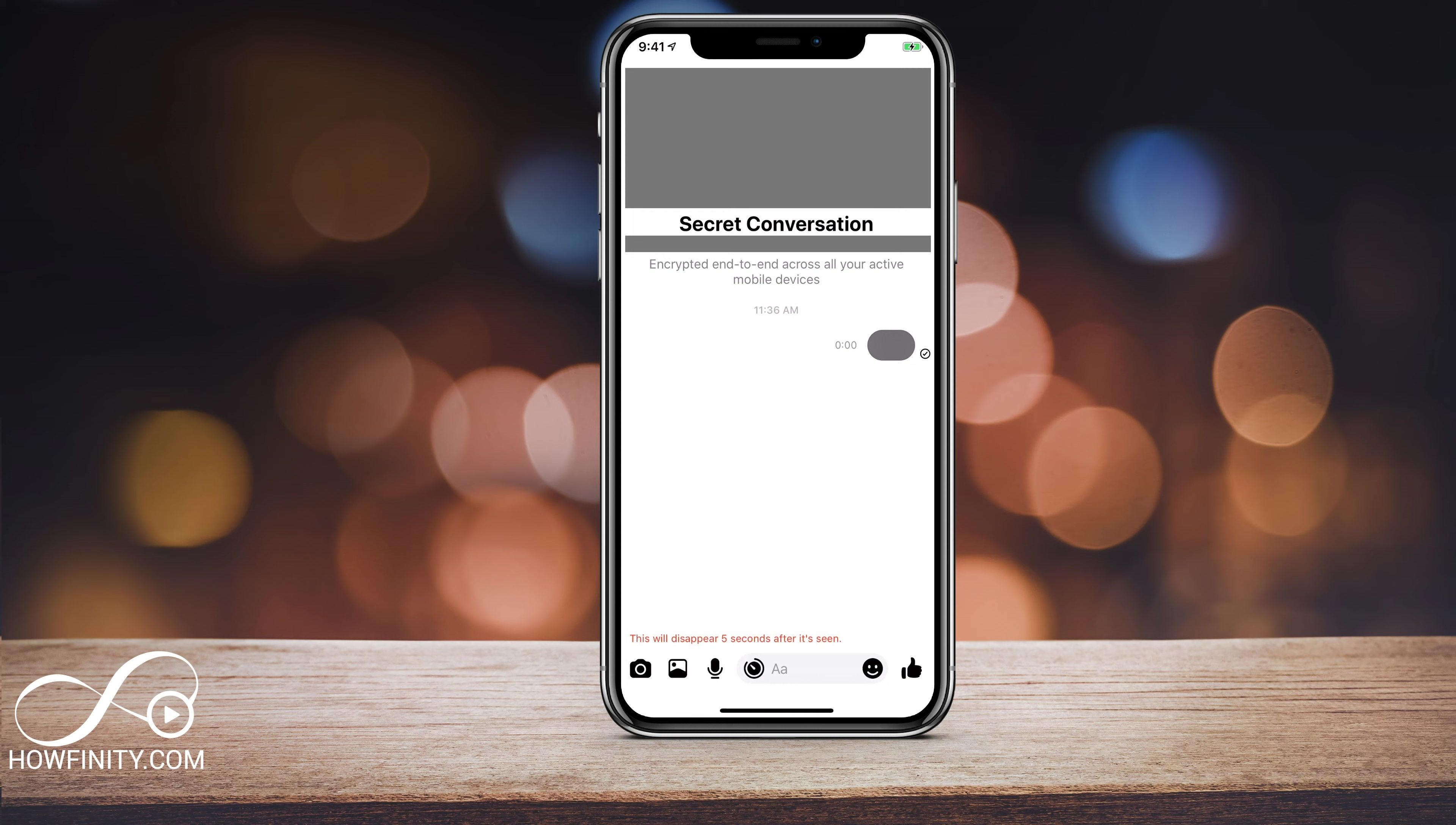 Send Secret Disappearing Messages on Facebook Messenger