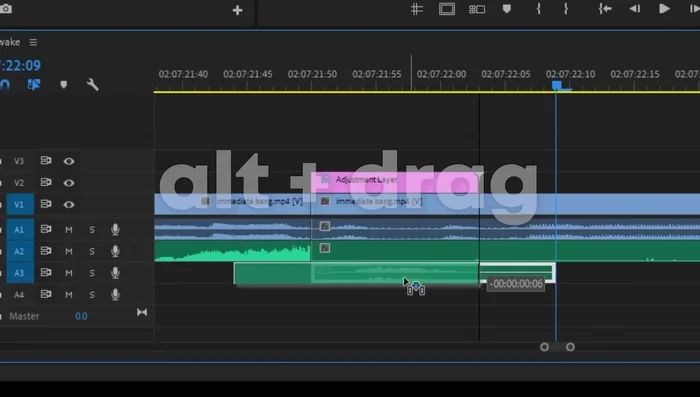 Remove the directional blur attributes from one of the adjustment layers.