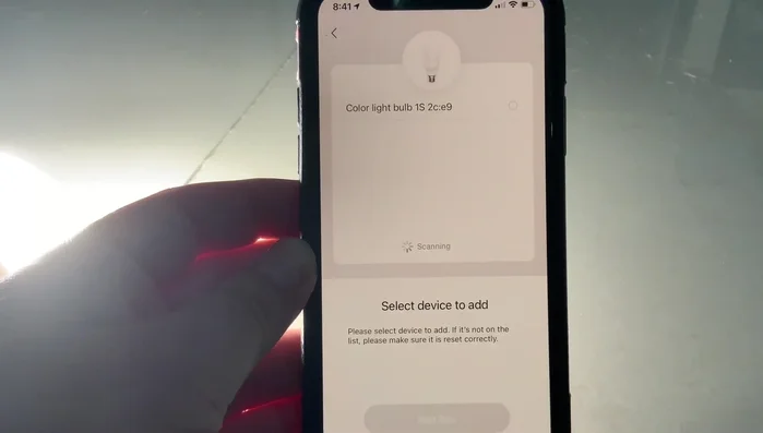 Connect the smart light bar to your Wi-Fi network through the app.