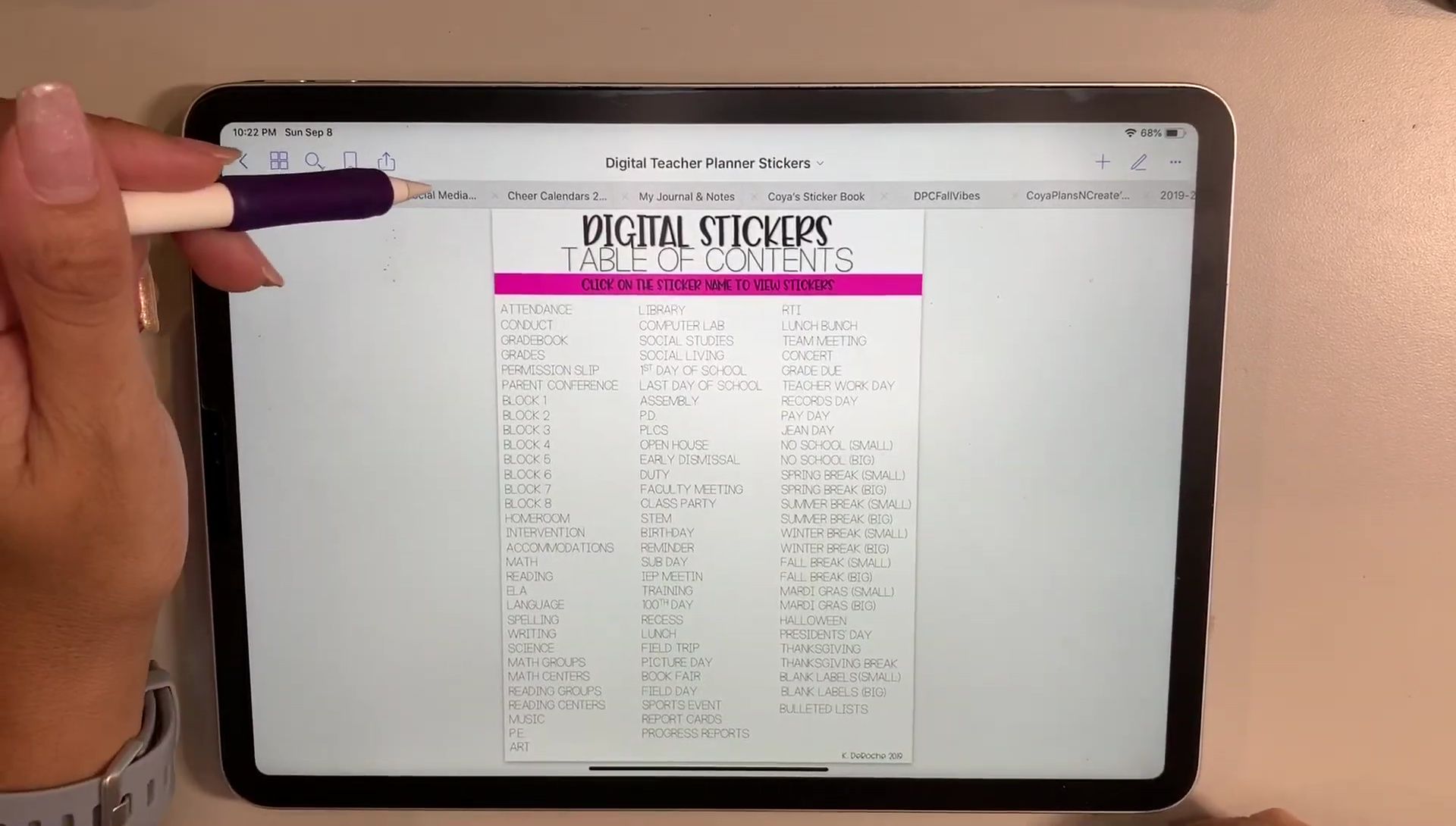 Ultimate Guide to Organizing Digital Planners in GoodNotes