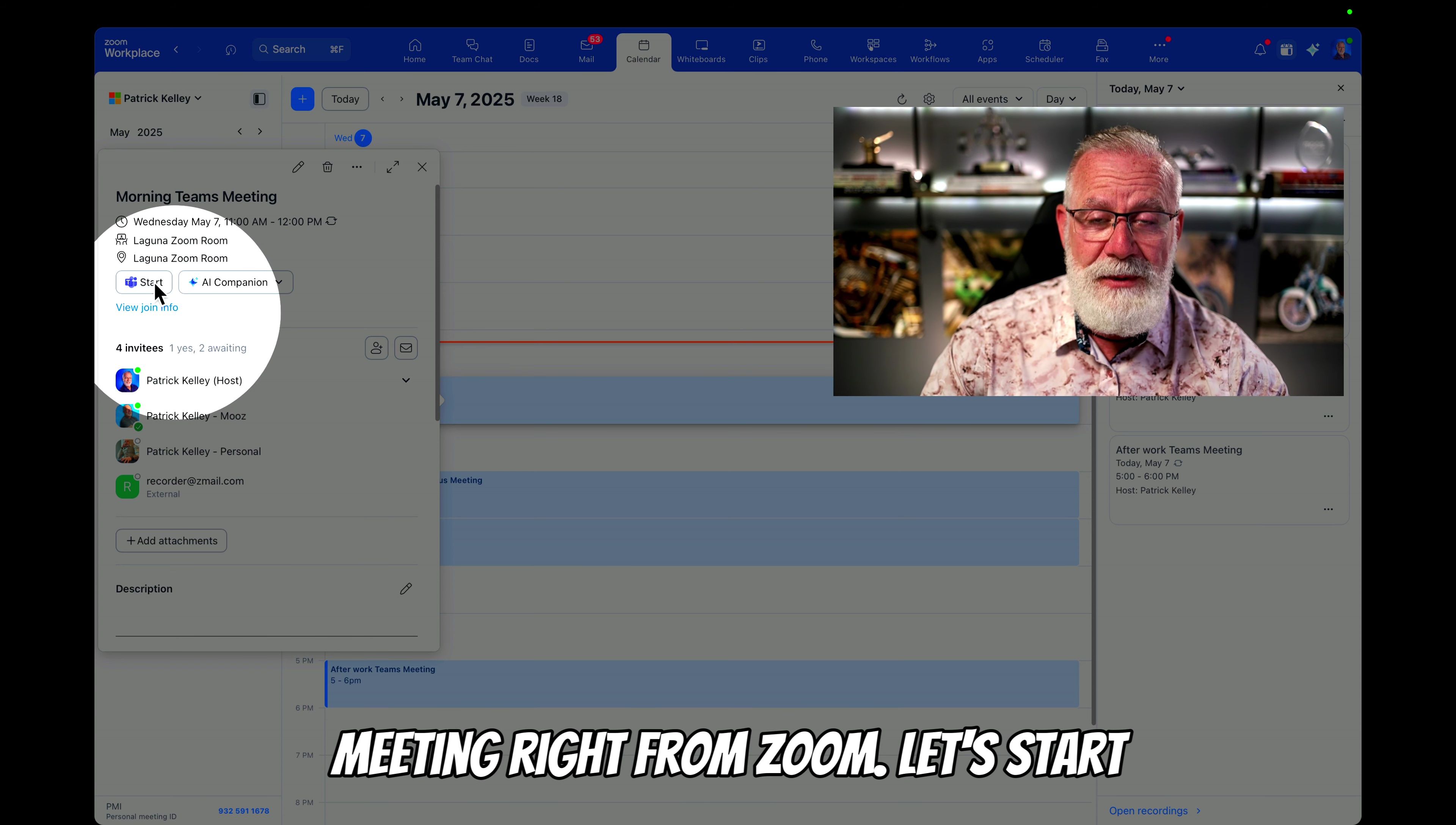Boost Your Productivity: Seamlessly Integrate Outlook and Zoom with AI