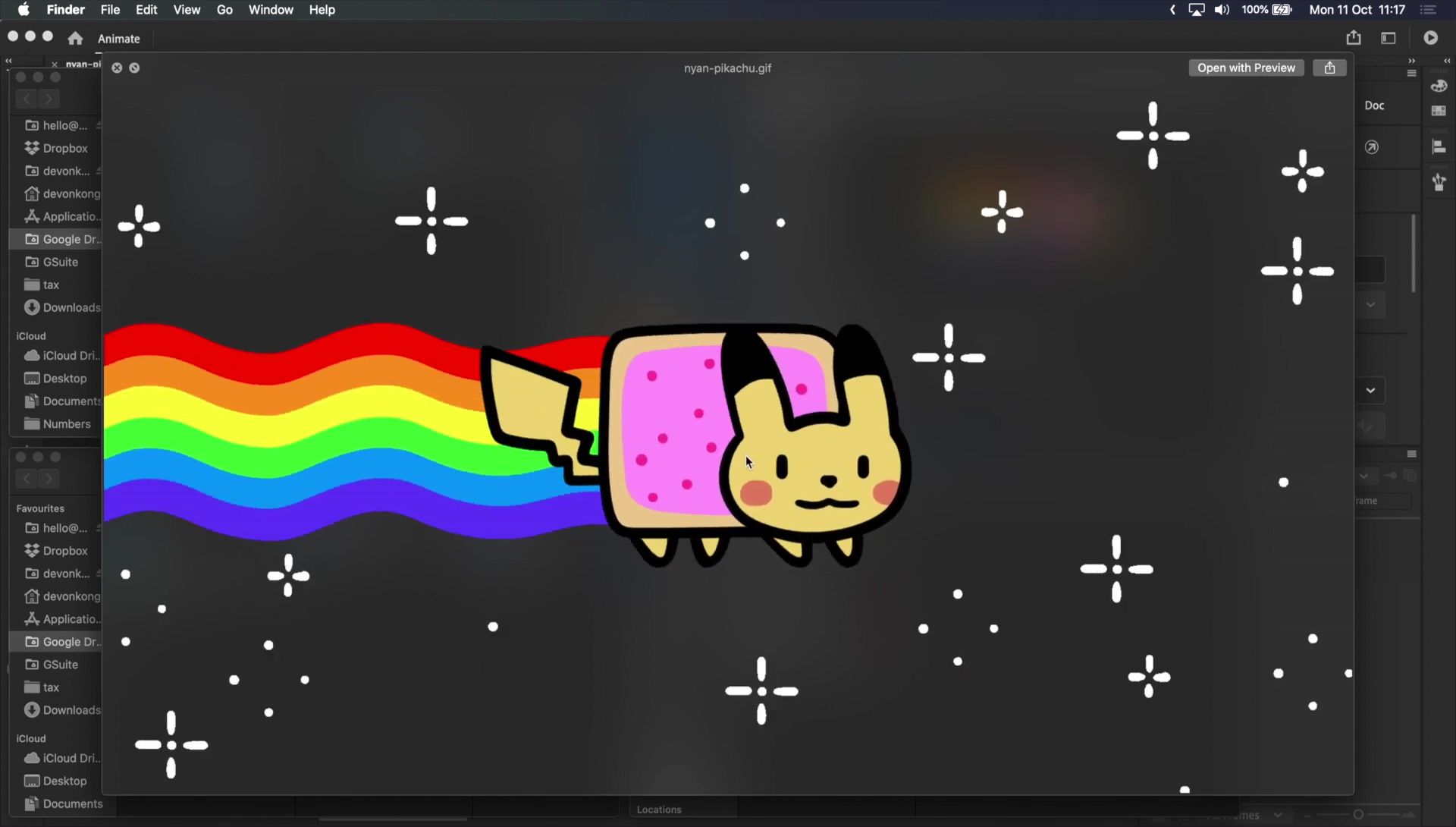 Exporting Animated GIFs with Transparent Backgrounds in Adobe Animate