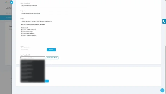 Choose your send settings: Send immediately or schedule for a later date and time.