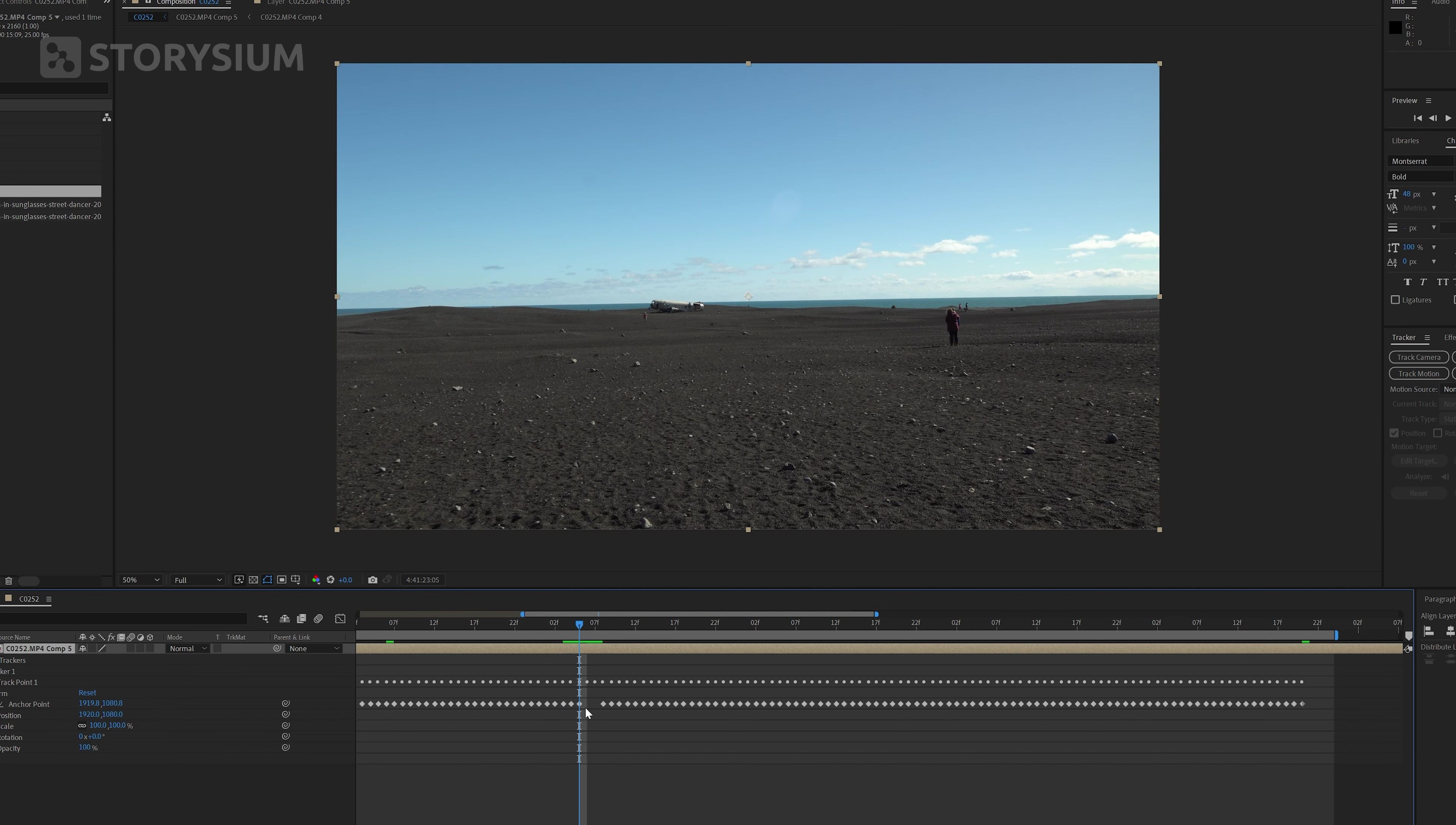Stabilize Shaky Footage in After Effects: Motion Tracking Method