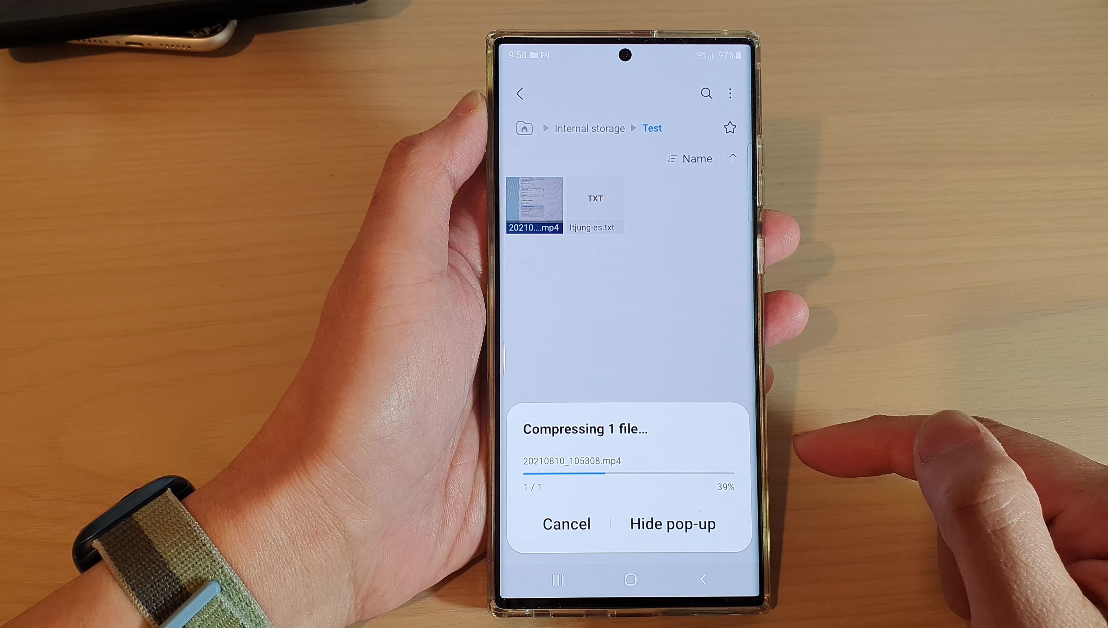 How to Zip or Compress Files on Samsung Galaxy S22 Series
