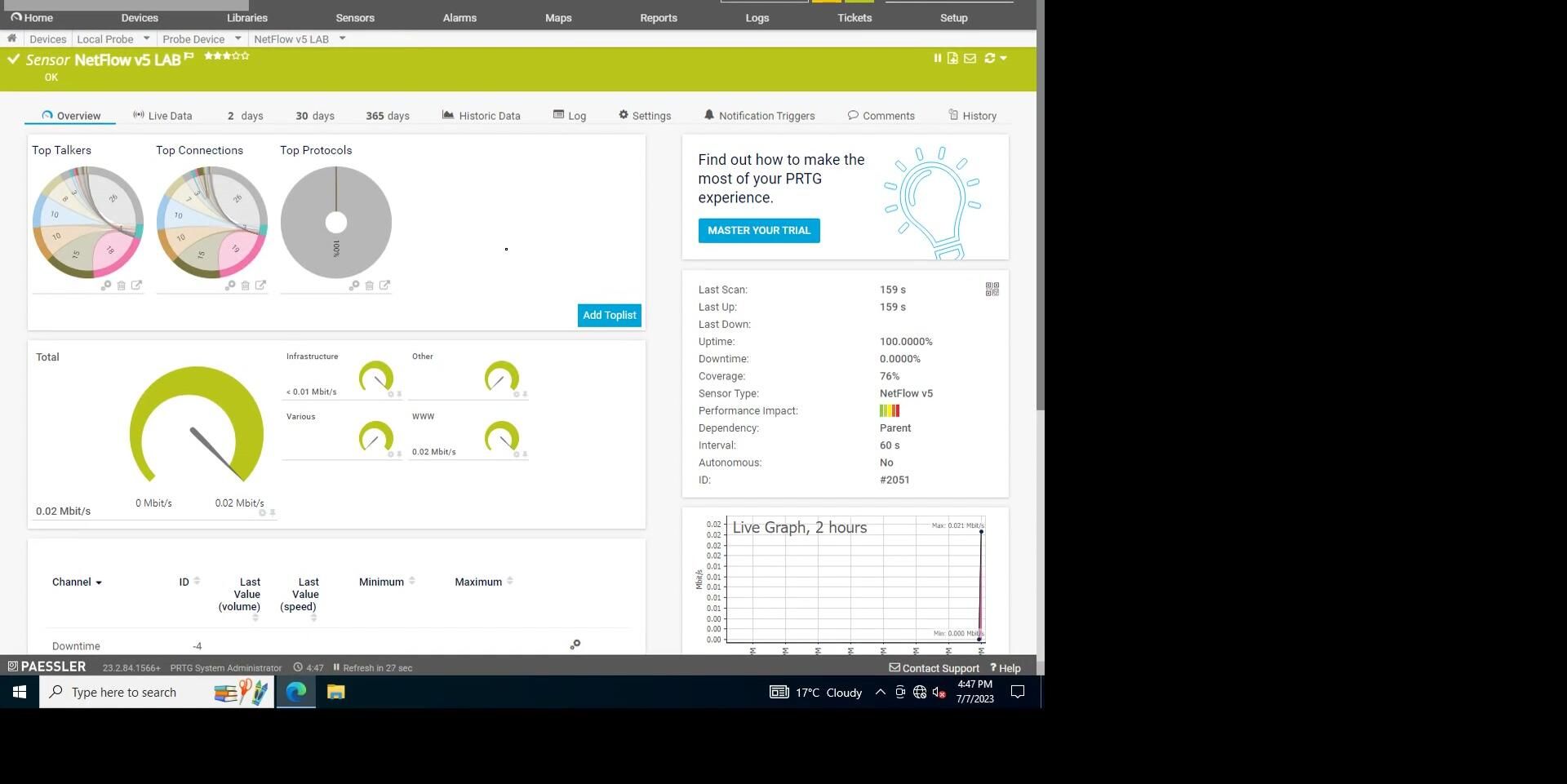 Setting up PRTG NetFlow Collector on Windows 10: A Step-by-Step Guide