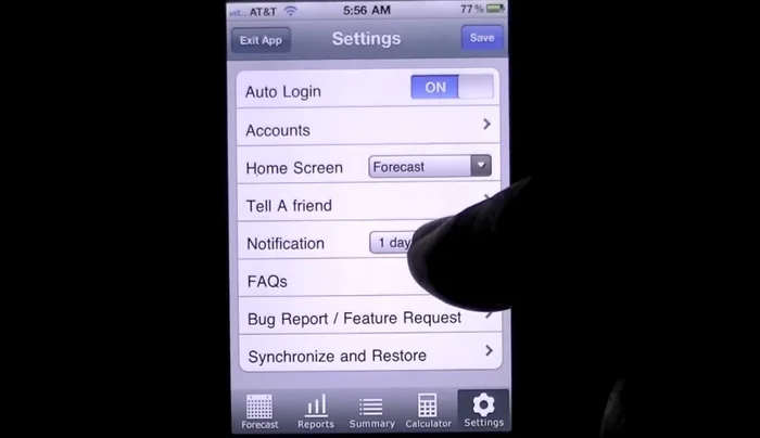 Set up notifications for bill due dates.