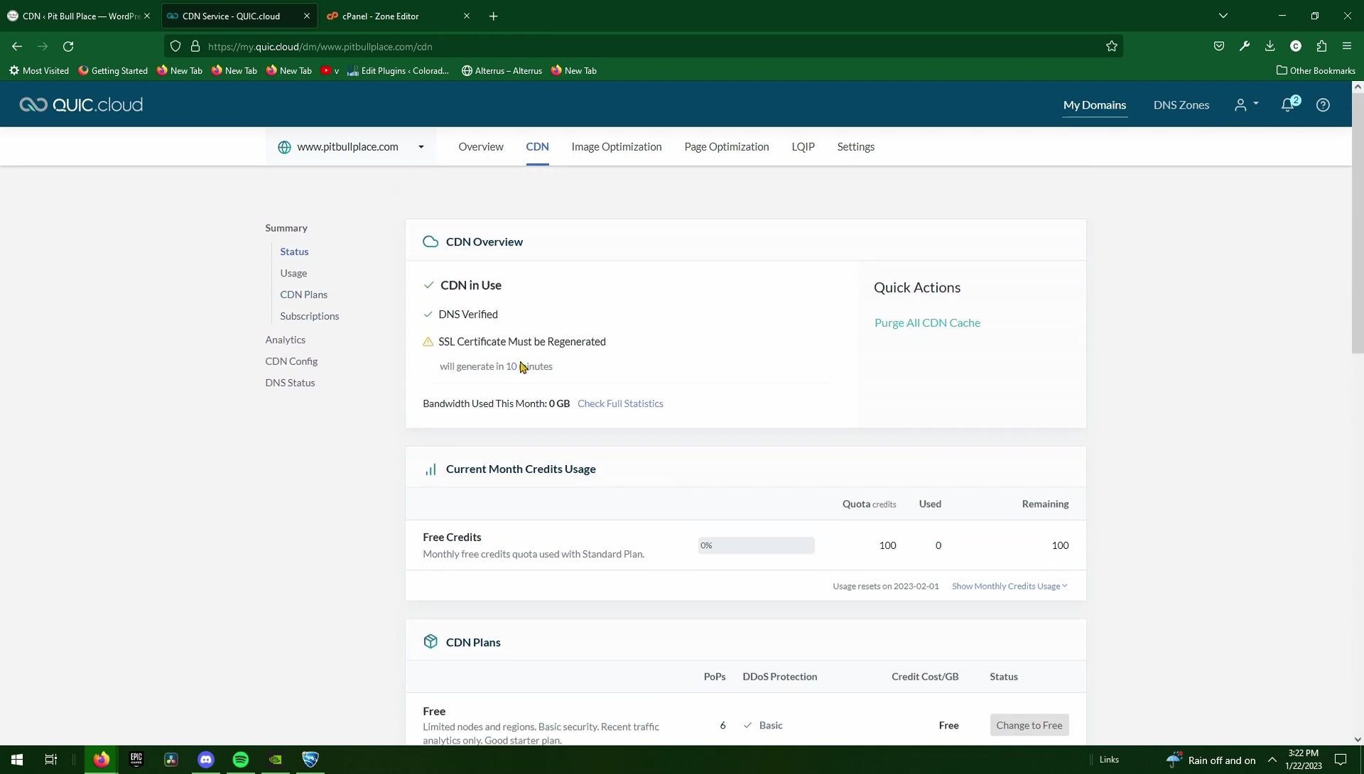 Quick Fix: Reconnecting to QuickCloud CDN