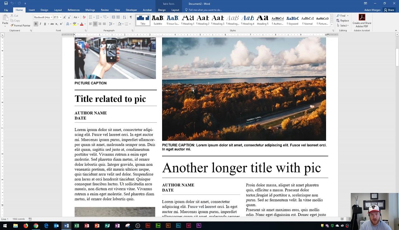 Master Microsoft Word 2016: Creating Documents from Scratch & Using Templates