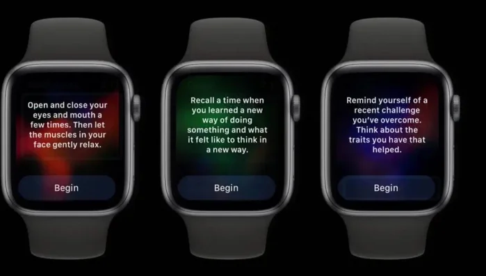 A prompt will appear; tap 'Begin' to start.