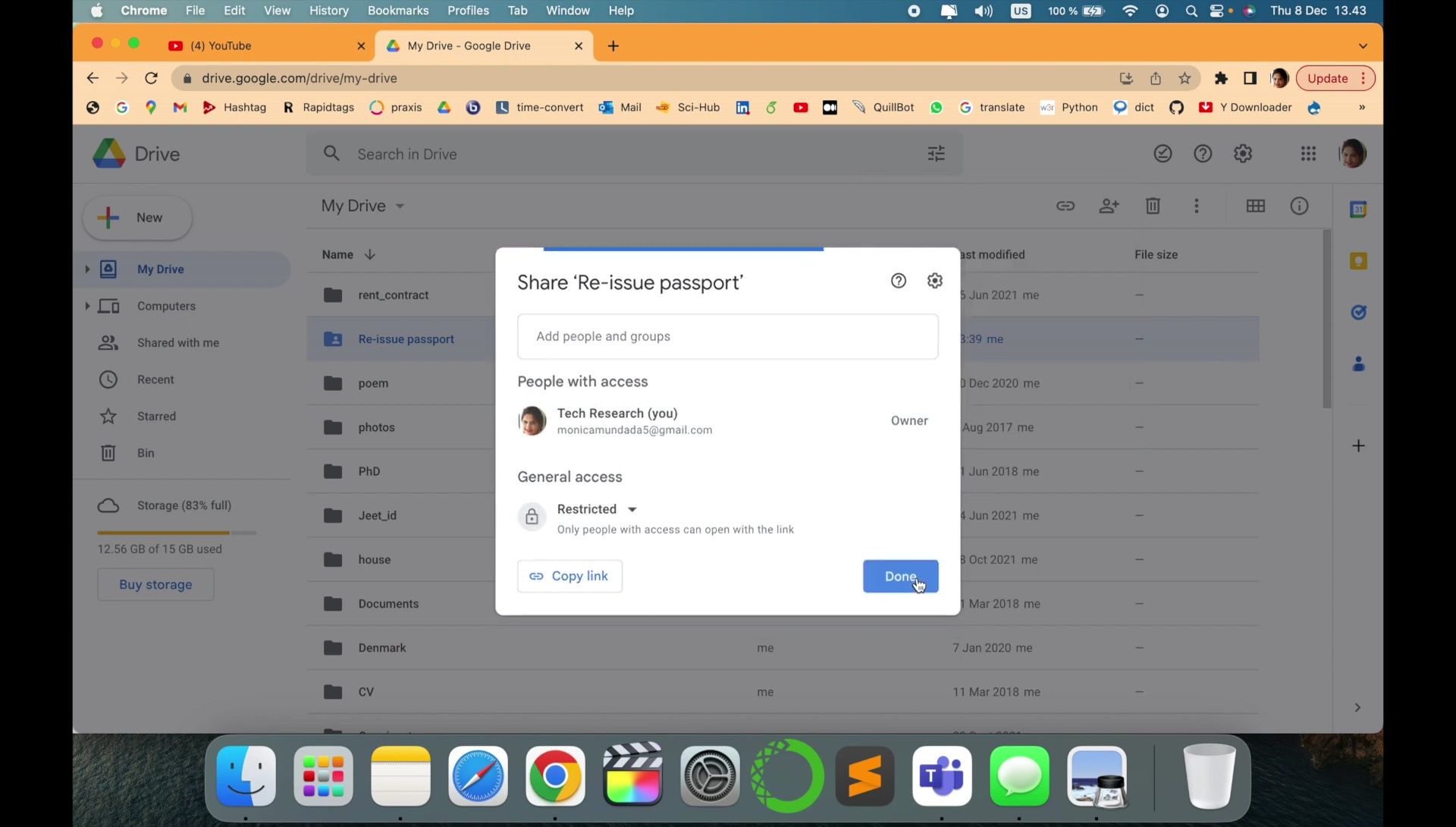 How to Remove Shared Folder Permissions in Google Drive