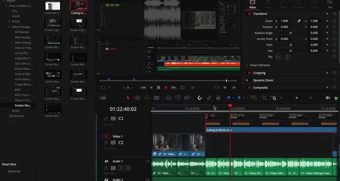 Create a rough cut, arranging shots in a logical order and removing unnecessary footage.