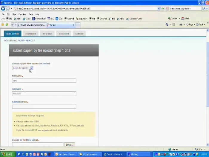 Browse and select your file.
