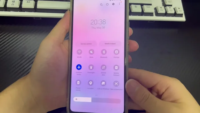 Tap "Safe mode" to restart.